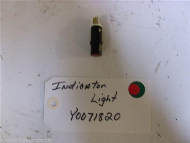 Amana STOVE Y0071820 Indicator Light USED PART Amana STOVE Y0071820 Indicator Light USED PART